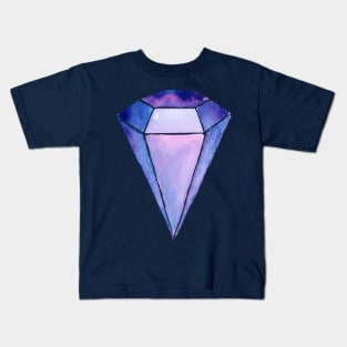 Purple Gemstone Kids T-Shirt